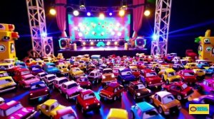 МУЛЬТИКИ ДЛЯ МАЛЫШЕЙ. Машинки едут по дороге. Весёлые ПЕСЕНКИ ДЛЯ ДЕТЕЙ.