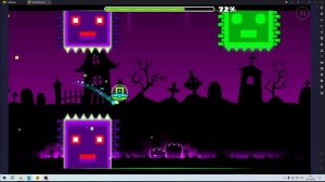 Сегодня я буду проходить геометрий дэш с первой попытки