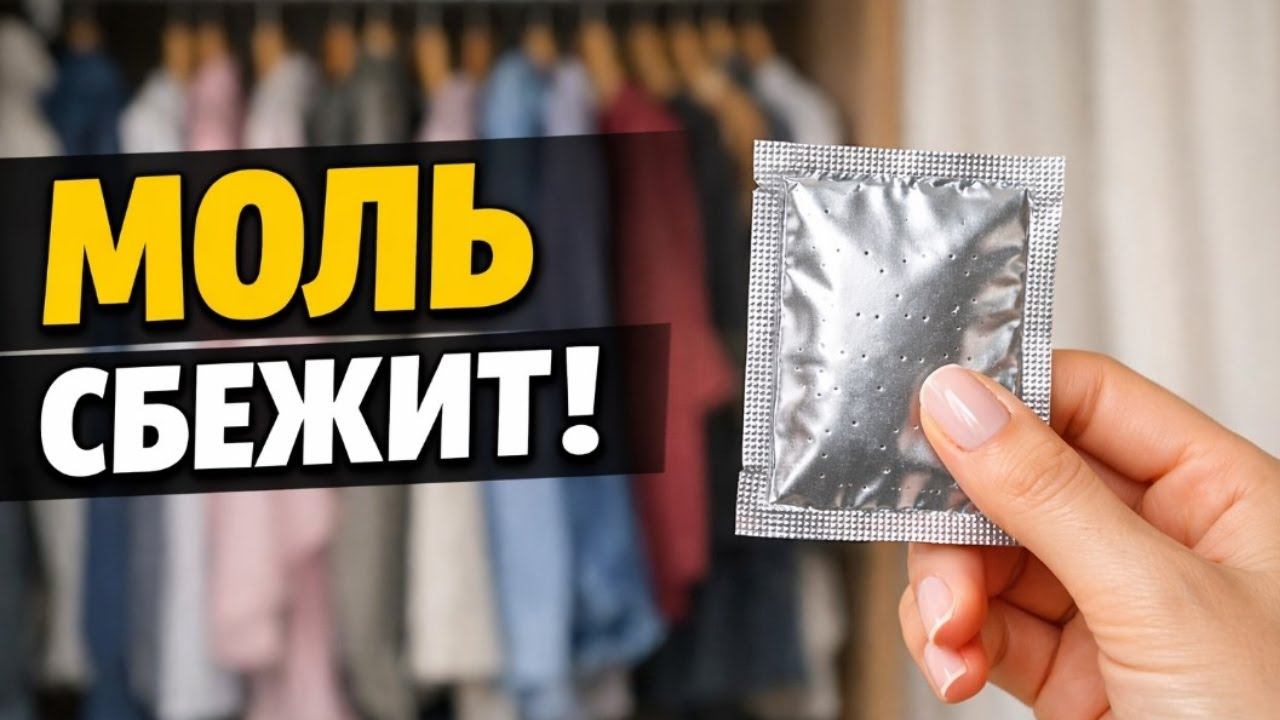 Моль СБЕЖИТ! Проверенный способ без химии смотреть онлайн