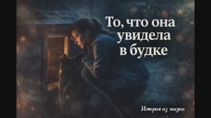 ТО ЧТО ОНА УВИДЕЛА В БУДКЕ.....