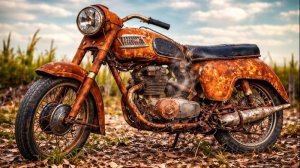 Реставрация Заброшенного Британского Мотоцикла Triumph 1961 года