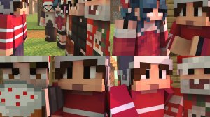 Сборник Новогодних Анимация по Эдисону Анимация Майнкрафт