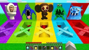 ВЫБЕРИ ПРАВИЛЬНЫЙ ЗАКРЫТЫЙ ПОДВАЛ БАН БАН ТУАЛЕТ СКИБИДИ В МАЙНКРАФТ