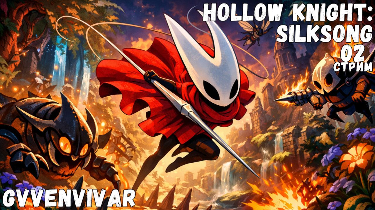 (Стрим) Поющий картограф || Hollow Knight: Silksong - 02