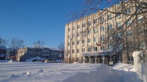 Морозный декабрьский день в Николаевске-на-Амуре