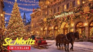 Волшебное Рождество Санкт- Мориц Швейцария .