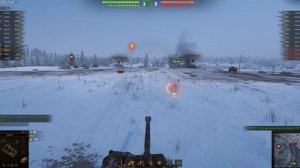 Мир танков. Малиновка (новогодняя). Бой на EBR 105. Взял фрага. Победа.