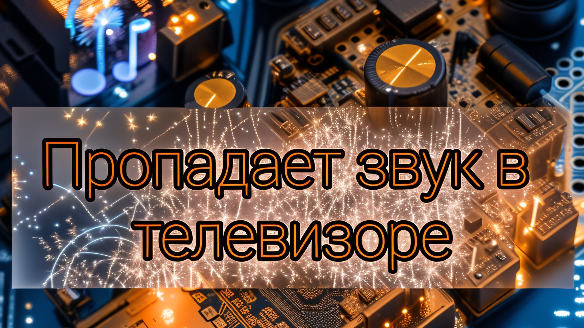 Пропадает, трещит звук в телевизоре Dexp H32D7100E/ замена усилителя смотреть онлайн