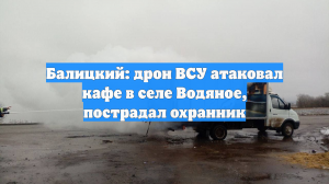 В Запорожской области охранник пострадал при ударе дрона ВСУ