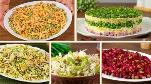 Ни одного Праздника БЕЗ ЭТИХ САЛАТОВ! Необыкновенные САЛАТЫ На ПРАЗДНИЧНЫЙ СТОЛ и Не Только