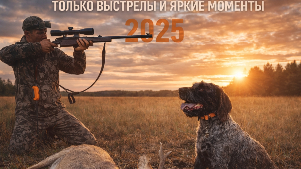 яркие моменты с охот на кабана,косулю,лося,зайца и утку 2025 смотреть онлайн