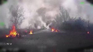 🔴Украинская роботизированная платформа засняла момент удара Российского «FPV-дрона»🔴