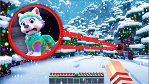 😳Я НАШЛА СЕКРЕТНУЮ БАЗУ ЭВЕРЕСТ ЩЕНЯЧИЙ ПАТРУЛЬ В МАЙНКРАФТ  PAW PATROL МУЛЬТИК