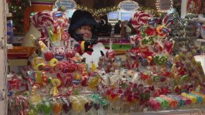 Москва, Новый год. Зима в Москве ГУМ ярмарка.