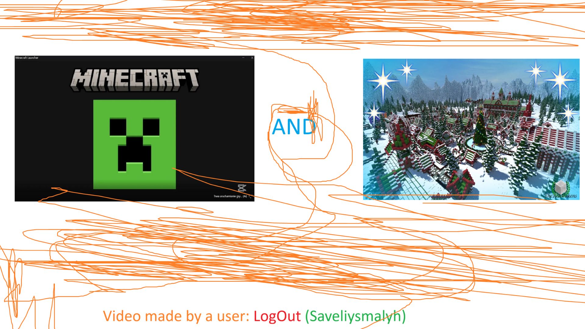 Играю в лицензионный Minecraft! Создал мир, в котором буду праздновать Новый год!