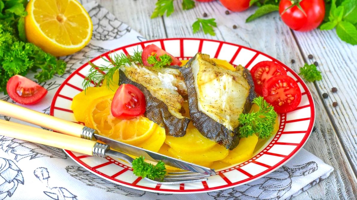 Зубатка запеченная в фольге в духовке смотреть онлайн