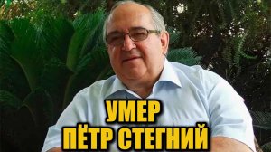 Скончался дипломат Пётр Стегний — ему было 79 лет