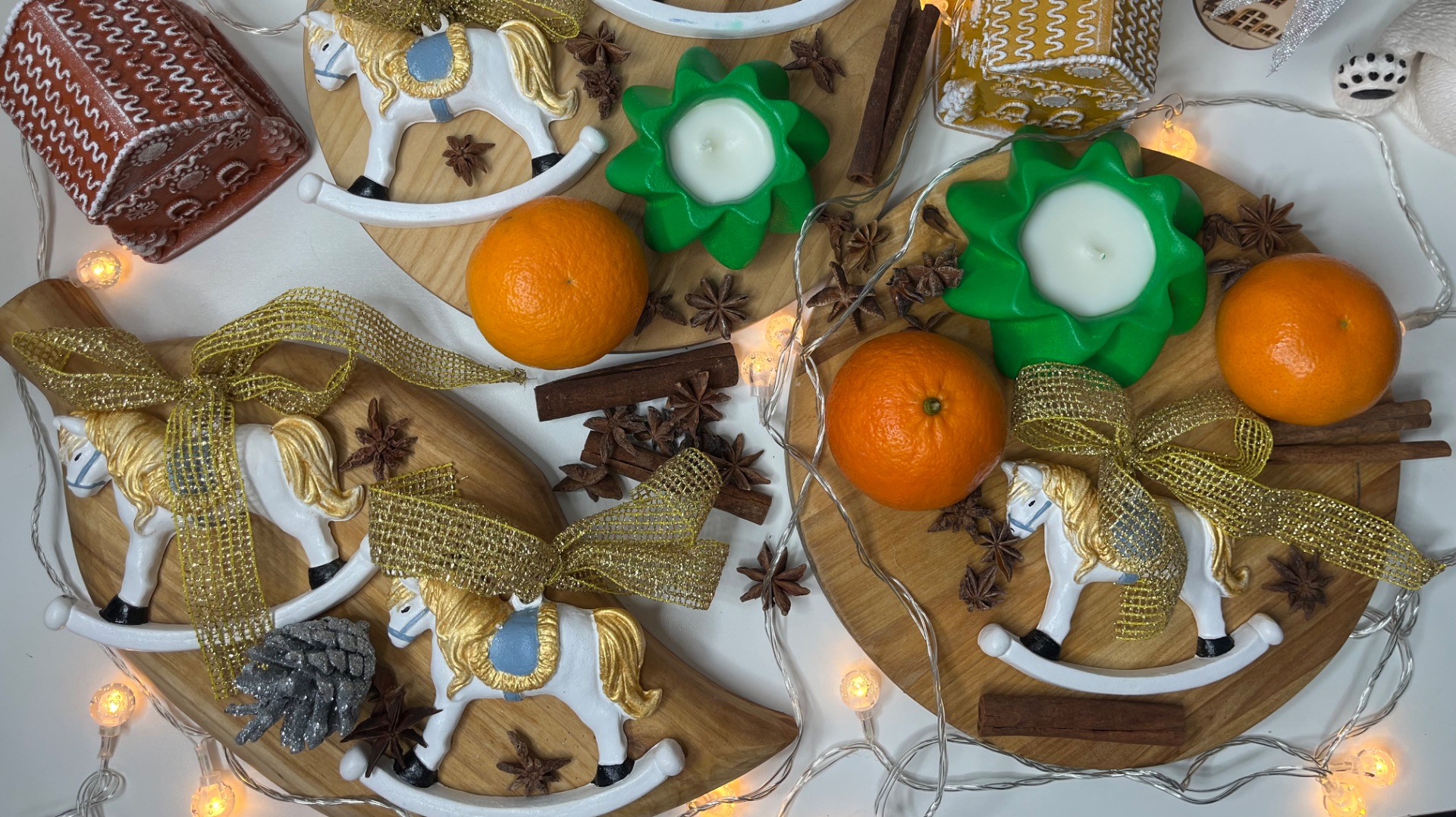 ЛОШАДКИ - КАЧАЛКИ , ЕЛОЧНЫЕ ИГРУШКИ. смотреть онлайн