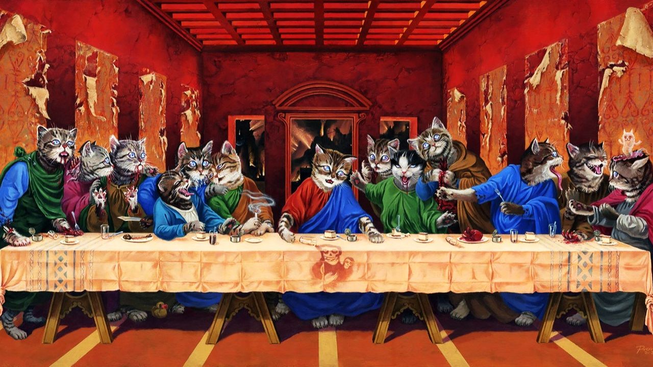 Котовасия от художника Кшиштофа Оведика смотреть онлайн