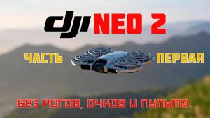 DJI Neo 2. Мой обзор - Часть первая. Без рогов, очков и пульта.