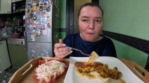 Шилпилдок , квашеная капуста #мукбанг#еда#Вкусная домашняя еда