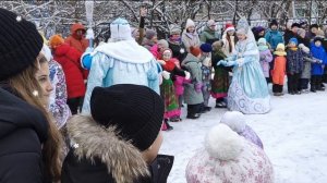Встреча деда Мороза и Снегурочки.