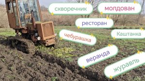 Пашем огород трактором Т-70 Молдован! 🔥🔥🔥