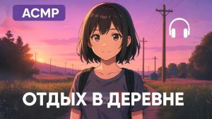 асмр ~ лето в деревне, романтика на природе ~ ролевая игра с девушкой
