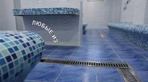 Мебель для банного комплекса в мокрой зоне. Панели Руспанель.