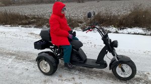 Трицикл ИКИНГ - неспешная прогулка. Декабрь 2025 г.