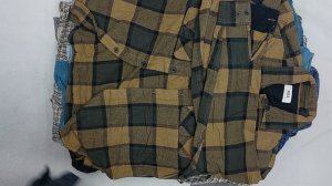 41031 Рубашки фланель мужские, 2пак, 21572, секонд (extra/1 кат) оптом