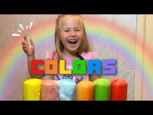 Учим цвета с Лайк Николь цветной вулкан. ❤️