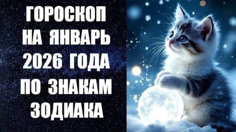ГОРОСКОП НА ЯНВАРЬ 2026 ГОДА ПО ЗНАКАМ ЗОДИАКА. Астропрогноз канадского астролога Анны Фалилеевой