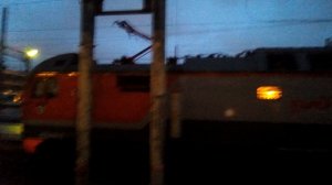 прицепка электровоза к поезду