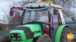 Дед Мороз рулит! Трактором... Доброе утро. Суббота. Фрагмент выпуска от 27.12.2025