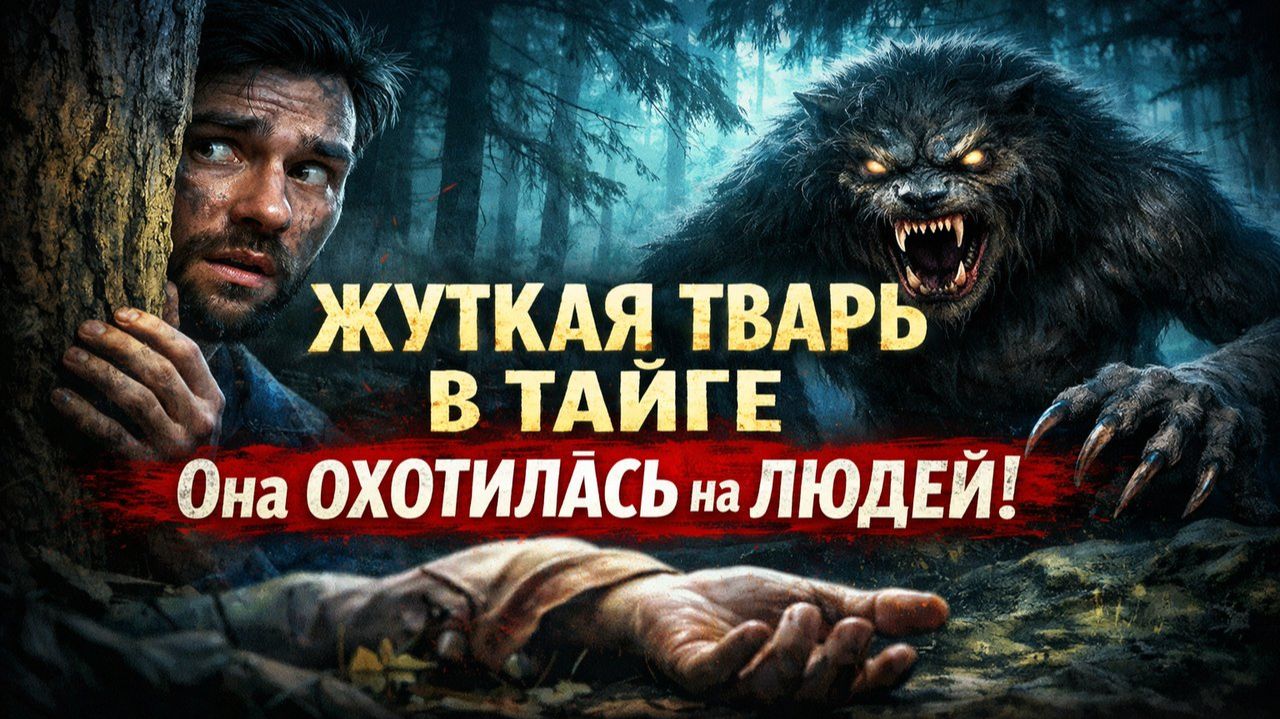 ЖУТКАЯ ТВАРЬ в Тайге! Егерь нашел её ЛОГОВО.  Она Охотилась на ЛЮДЕЙ! Страшные таежные истории смотреть онлайн