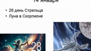 Лунный календарь январь 2026