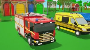 Развивающие видео для детей! Раскраска машинок футбольными мячами! Детские мультики про машинки!