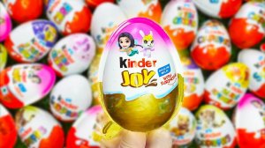 Увлекательное видео | Распаковка золотисто-розовой конфеты Kinder Joy и 500 конфет Kinder Surprise
