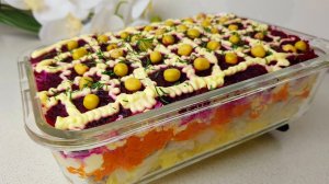 САЛАТ,от которого не могу отказаться (уж очень вкусный),готовлю на все праздники. Салат _БАРХАТНЫЙ_