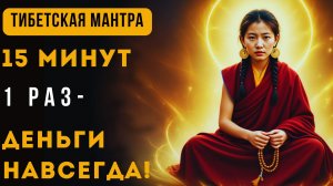 Повтори эту мантру 108 раз — денежный канал откроется НАВСЕГДА! Тибетский секрет!