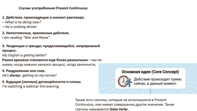 present continuous смотреть онлайн