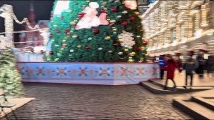 Рождественские огни Москвы 2026 зимняя ночная прогулка ❄️🎄✨