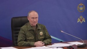 Владимир Путин посетил пункт управления Объединённой группировки войск 27 декабря 2025 года