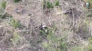 Комбинированное поражение живой силы и блиндажа ВСУ