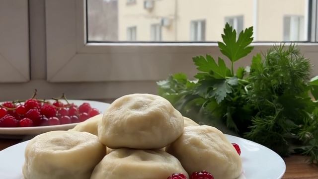Вареники с творогом, грибами, мясом... Рецепт внутри. смотреть онлайн