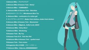 Hatsune Miku, GUMI, Kasane Teto, Kagamine Rin - Playlist of little-known vocaloids songs