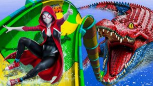 ДЕВОЧКА ПАУК И ЧЕЛОВЕК ПАУК ПРОТИВ ВСЕХ ВЕСЁЛЫЙ | ЗАБЕГ | РАЗВЛЕКАТЕЛЬНЫЙ МУЛЬТИК