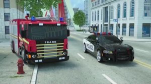 Детские мультики про машинки! Поможем заменить колеса полицейской машины! Детские стишки и песни!