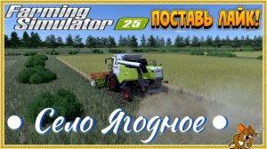 👨🌾Farming Simulator 25👨🌾 Село Ягодное ● Первые Работы в Колхозе Стрим №3